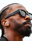 Hip-hop High-end Anti-ultraviolet Light Sunglasses men