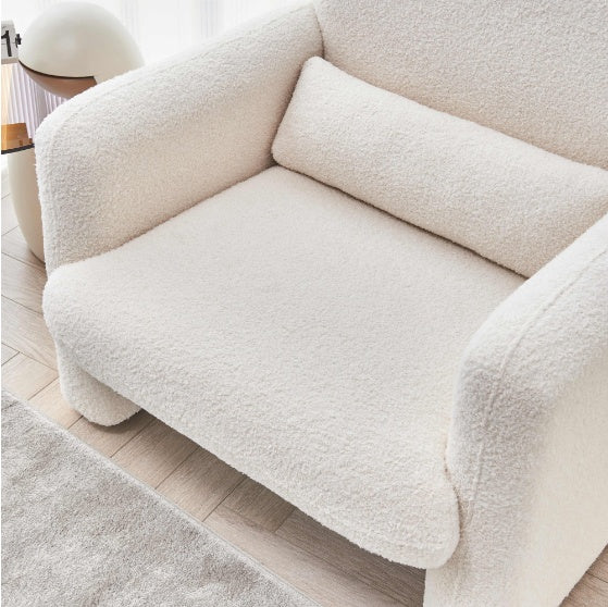 Cashmere Sofa, Modern Single SOFA / CHAIR ( USA ONLY + 3 TO 5 DAYS SHIPPING)