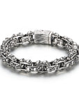 Skull Titanium Steel Men's Bracelet