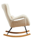 Modern Rocking Chair With High Backrest ( USA ONLY + 3 TO 5 DAYS SHIPPING)