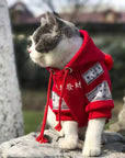 Pet Cat Dog Clothing Pure Cotton Plus Fleece Sweater