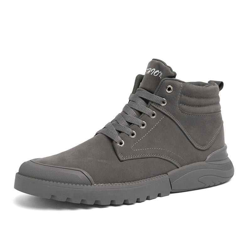 Ankle Boots Men Winter Warm Plush Shoes ( 3 to 7 Days shipping)