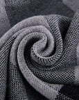 Men's Wool Knitted Scarf British Style