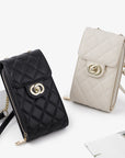 Women's Leather Mini Women's Bag Classic Mobile Phone Bag Messenger Bag