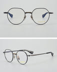 Ultra Light Pure Titanium Vintage Round Frame Spectacle