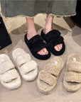 Winter Slippers With Look Design Fashion Indoor Outdoor Garden Home Shoes