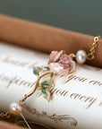 Rose Gold-plated Pearl Bracelet