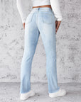 Women’s Slim Straight Jeans – Effortless Everyday Elegance