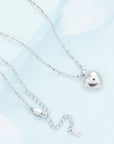 Love Necklace Men And Women Personality Sweet Cool Wind S925 Silver Clavicle Chain