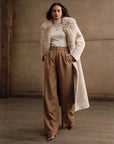 Women’s Elegant Faux Fur Coat – Trendy Autumn & Winter Luxury Style