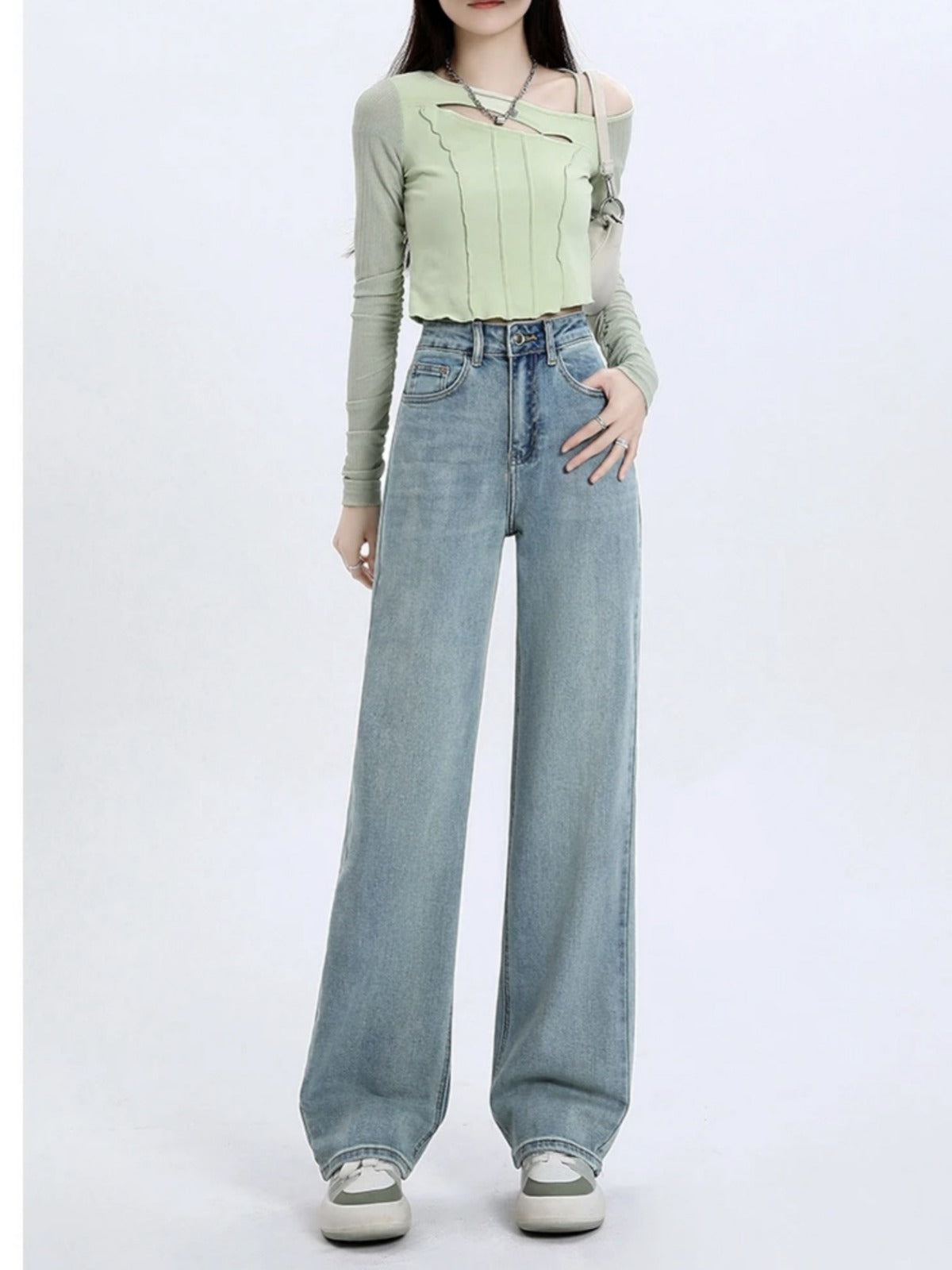 Loose Retro Jeans For Women