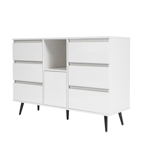 Storage Cabinet With White High Gloss LED Light ( 3 TO 5 DAYS SHIPPING)