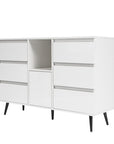 Storage Cabinet With White High Gloss LED Light ( 3 TO 5 DAYS SHIPPING)