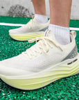 Men’s Summer Road Running Shoes – Breathable Mesh Sneakers with Shock Absorption