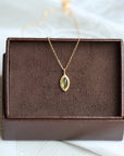 Natural Peridot Necklace (3 TO 7 DAYS SHIPPING)