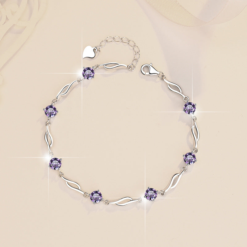 ✨ Dazzling Moissanite Bracelet – 0.5ct S925 Sterling Silver / Women’s Luxury Jewelry