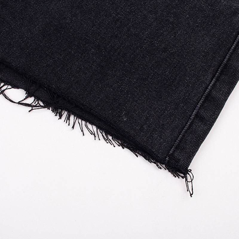 Vintage Black Denim Shorts for Women – Edgy &amp; Effortless