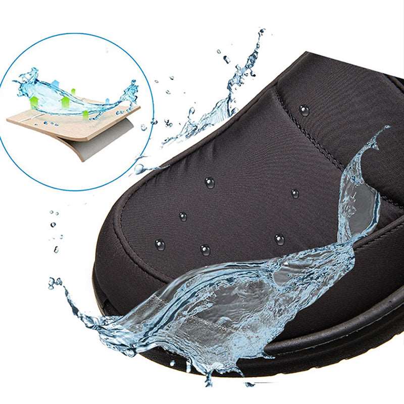 Ankle Boots For Women Non-slip Waterproof Snow Boots Flat Heels Warm Shoes AliFinds