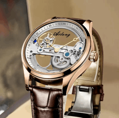 Automatic Mechanical Watch Creative Hollow Male Watch Generation Silicone Band Watch AliFinds