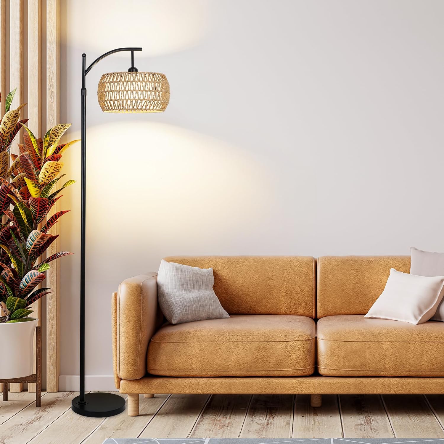 Arc Floor Lamp with Remote Control (USA ONLY)