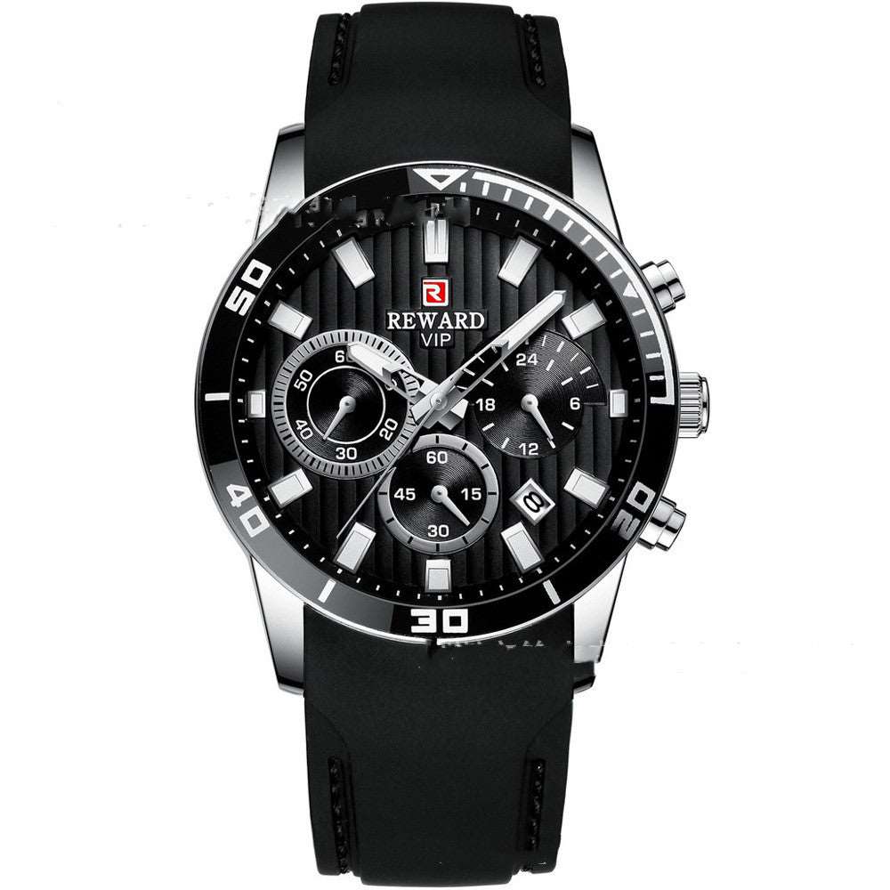 Calendar Men&#39;s Multifunctional Sports And Leisure Quartz Watch Men&#39;s Watch AliFinds