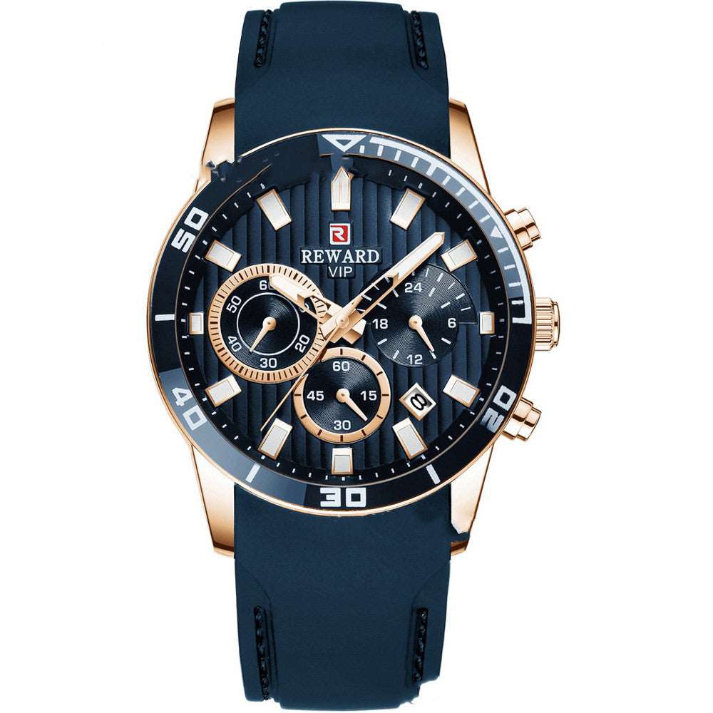 Calendar Men&#39;s Multifunctional Sports And Leisure Quartz Watch Men&#39;s Watch AliFinds