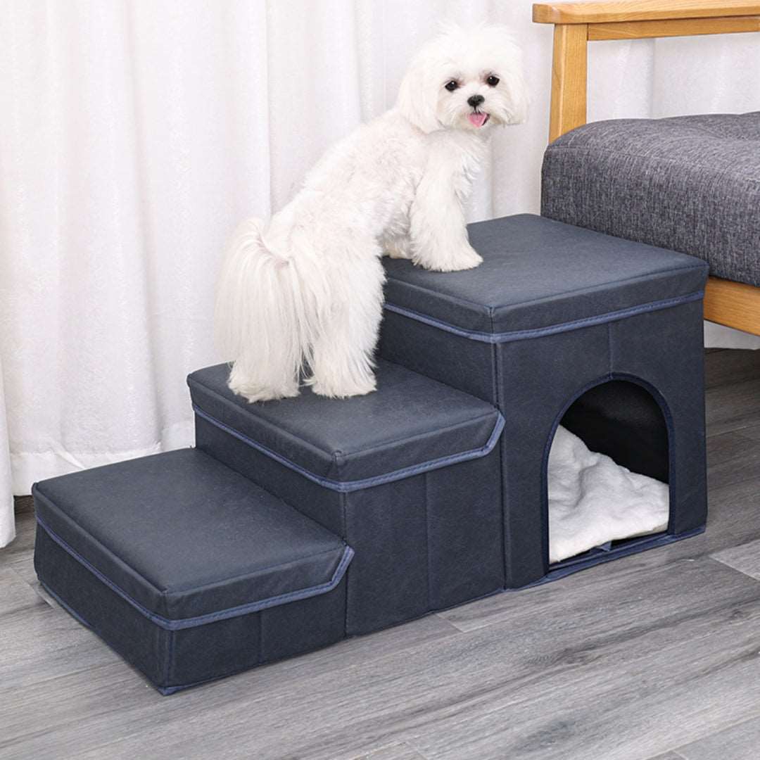 Cat Kennel Cage Multifunctional Dog Stairs Upper Bed Sofa Puppy Climbing Pet Supplies AliFinds