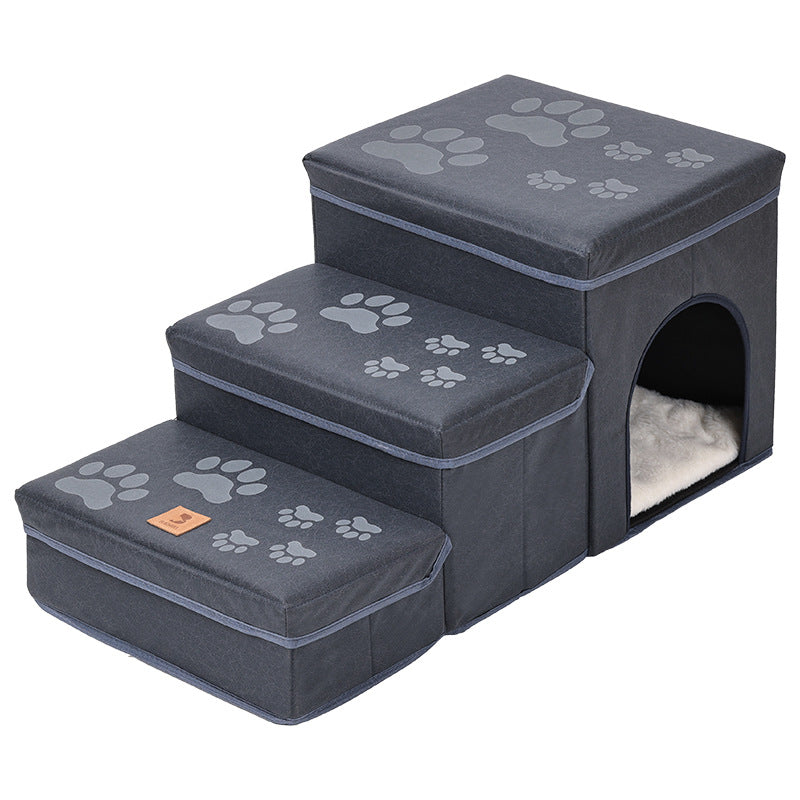 Cat Kennel Cage Multifunctional Dog Stairs Upper Bed Sofa Puppy Climbing Pet Supplies AliFinds