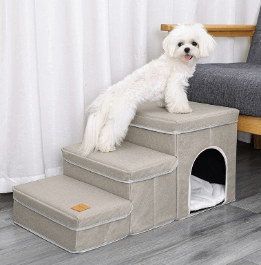 Cat Kennel Cage Multifunctional Dog Stairs Upper Bed Sofa Puppy Climbing Pet Supplies AliFinds