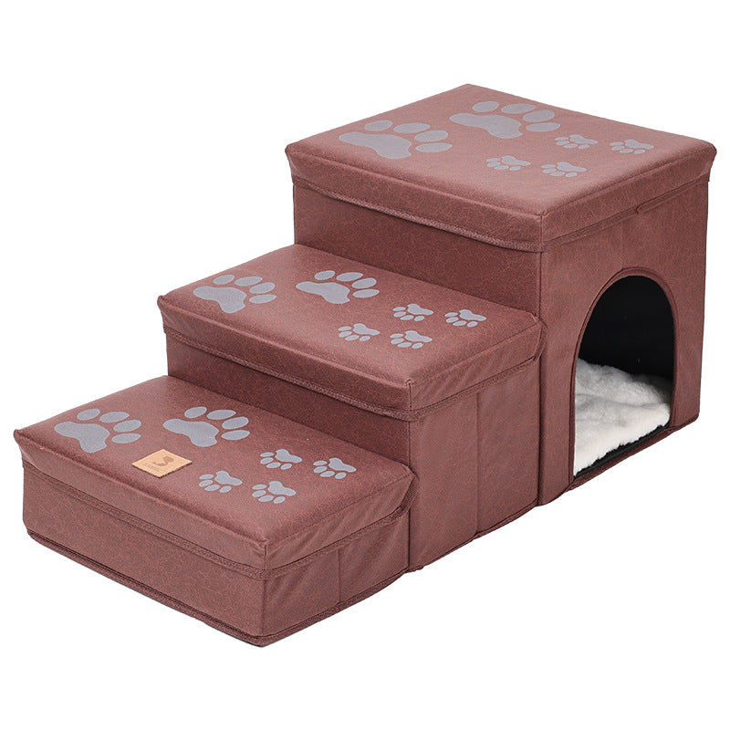 Cat Kennel Cage Multifunctional Dog Stairs Upper Bed Sofa Puppy Climbing Pet Supplies AliFinds