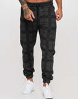 Checkered 3D Digital Print Casual Pants AliFinds