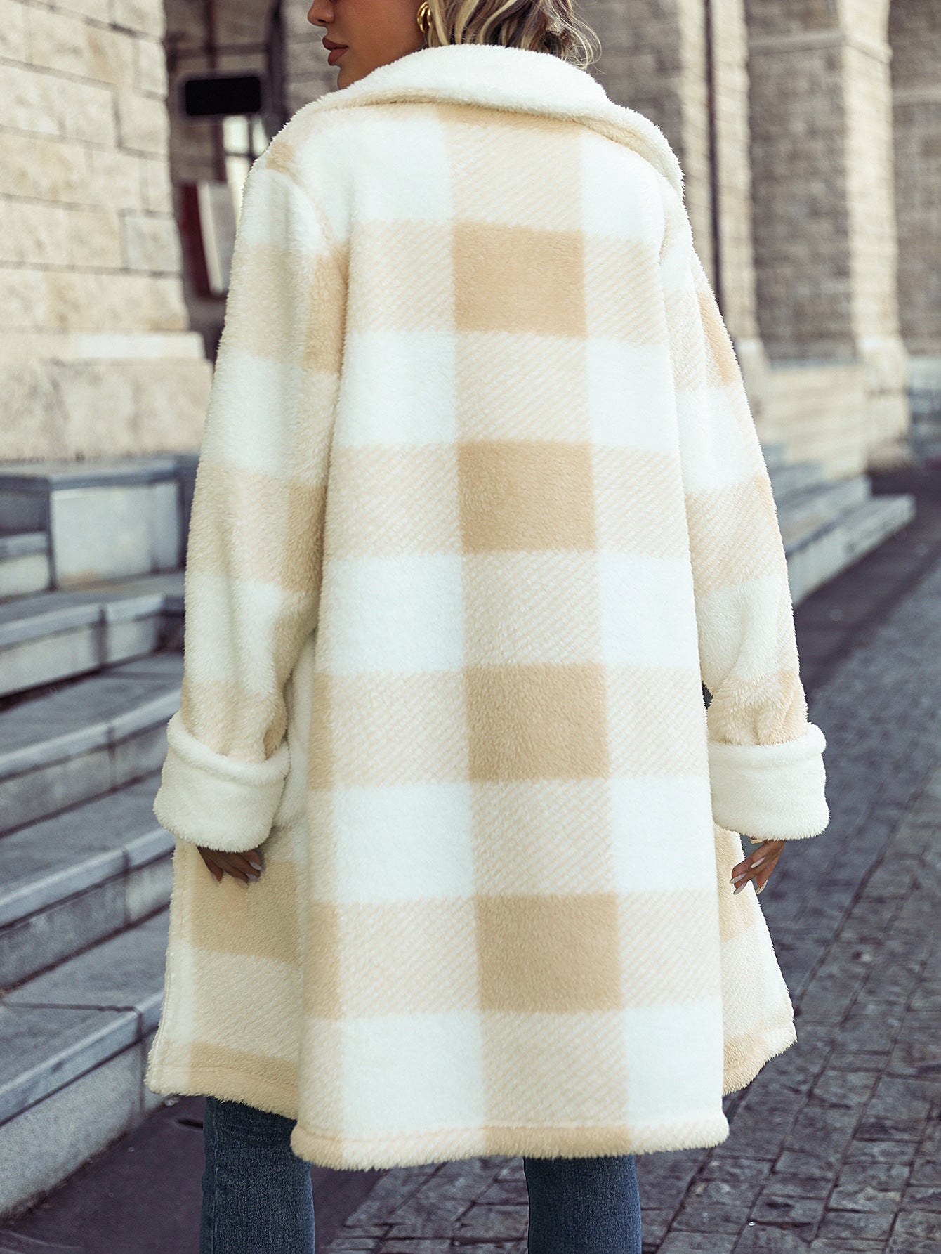 Coat New Plaid Printed Coat AliFinds