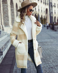 Coat New Plaid Printed Coat AliFinds