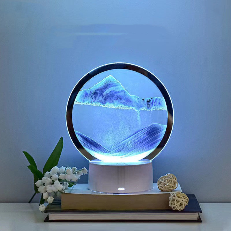 Creative 3D Quicksand Table Lamp Bedside AliFinds