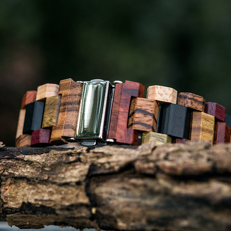 Creative Men&#39;s Wooden Quartz Watch AliFinds