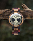 Creative Men's Wooden Quartz Watch AliFinds