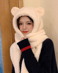 Cute winter plush scarf in autumn and winter AliFinds