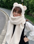 Cute winter plush scarf in autumn and winter AliFinds