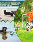 Dog Toys Interactive Pet Football Toys with Grab Tabs Dog Outdoor training Soccer Pet Bite Chew Balls for Dog accessories AliFinds