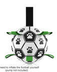 Dog Toys Interactive Pet Football Toys with Grab Tabs Dog Outdoor training Soccer Pet Bite Chew Balls for Dog accessories AliFinds