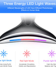 EMS Microcurrent Neck Face Beauty Device With 3 Colors LED Photon Therapy Skin Tighten Reduce Double Chin Face Lifting Devices AliFinds