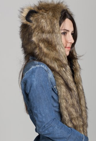 European and American fur hat winter female animal hat imitation rabbit fur grass cartoon cap with scarf AliFinds