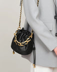 Fashion Crossbody Bucket Mini Portable Shoulder Leather Women Bag AliFinds