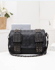 Fashion Women Black Leather Messenger Bags&wallet AliFinds