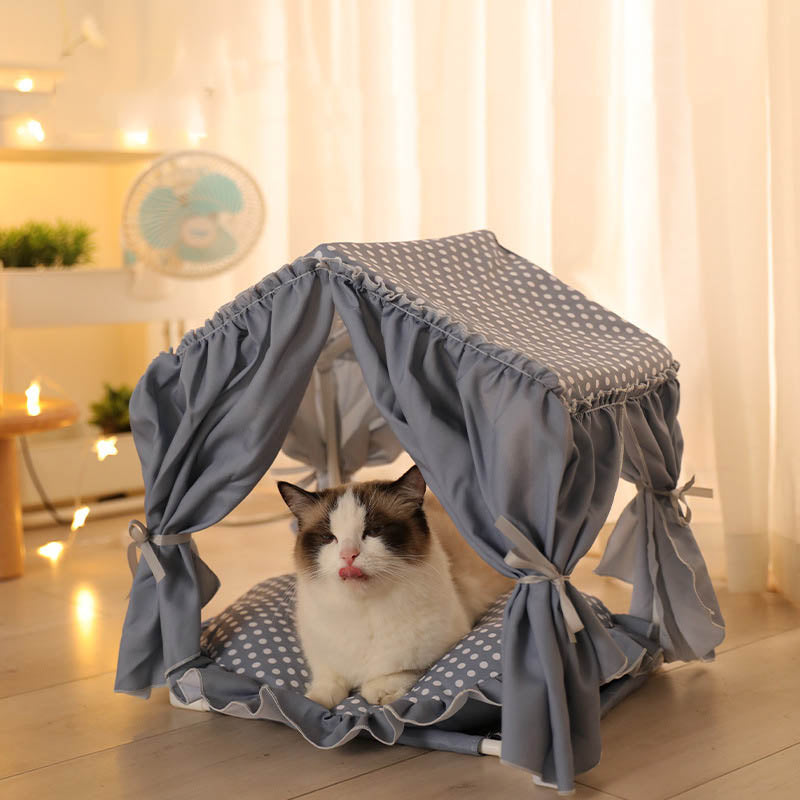 Foldable Summer Cat Bed House Cat Tent Kennel Pet Beds For Dog Cat House Dog Bed Dog House Cat Hammock Pet Products AliFinds