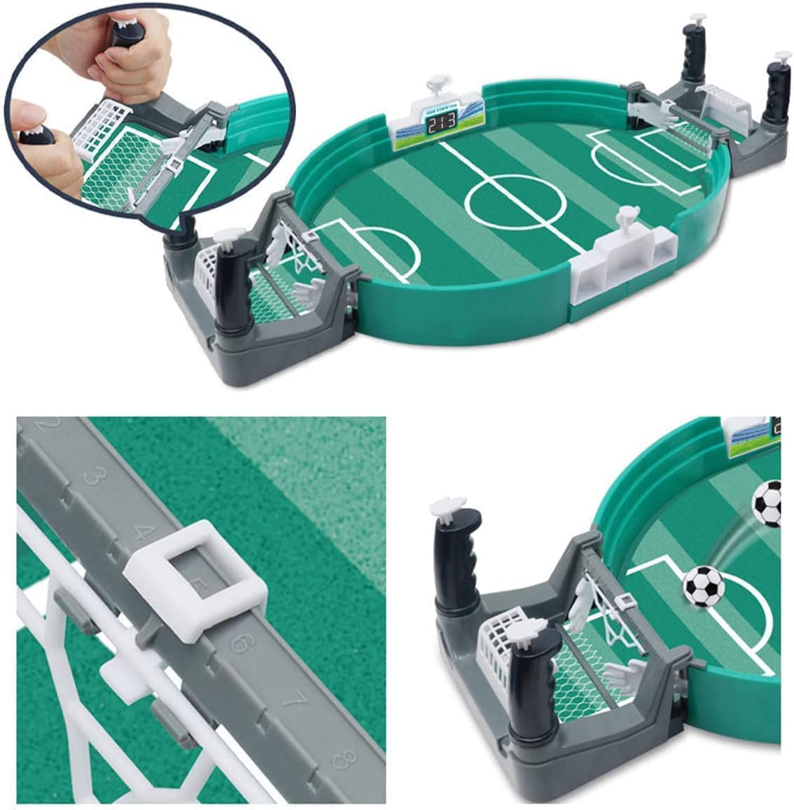 Football Table Interactive Game, Mini Tabletop Football Game Set For Kids, Hand-Eye Coordination Parent-Child Interactive Family Sports Board Game AliFinds