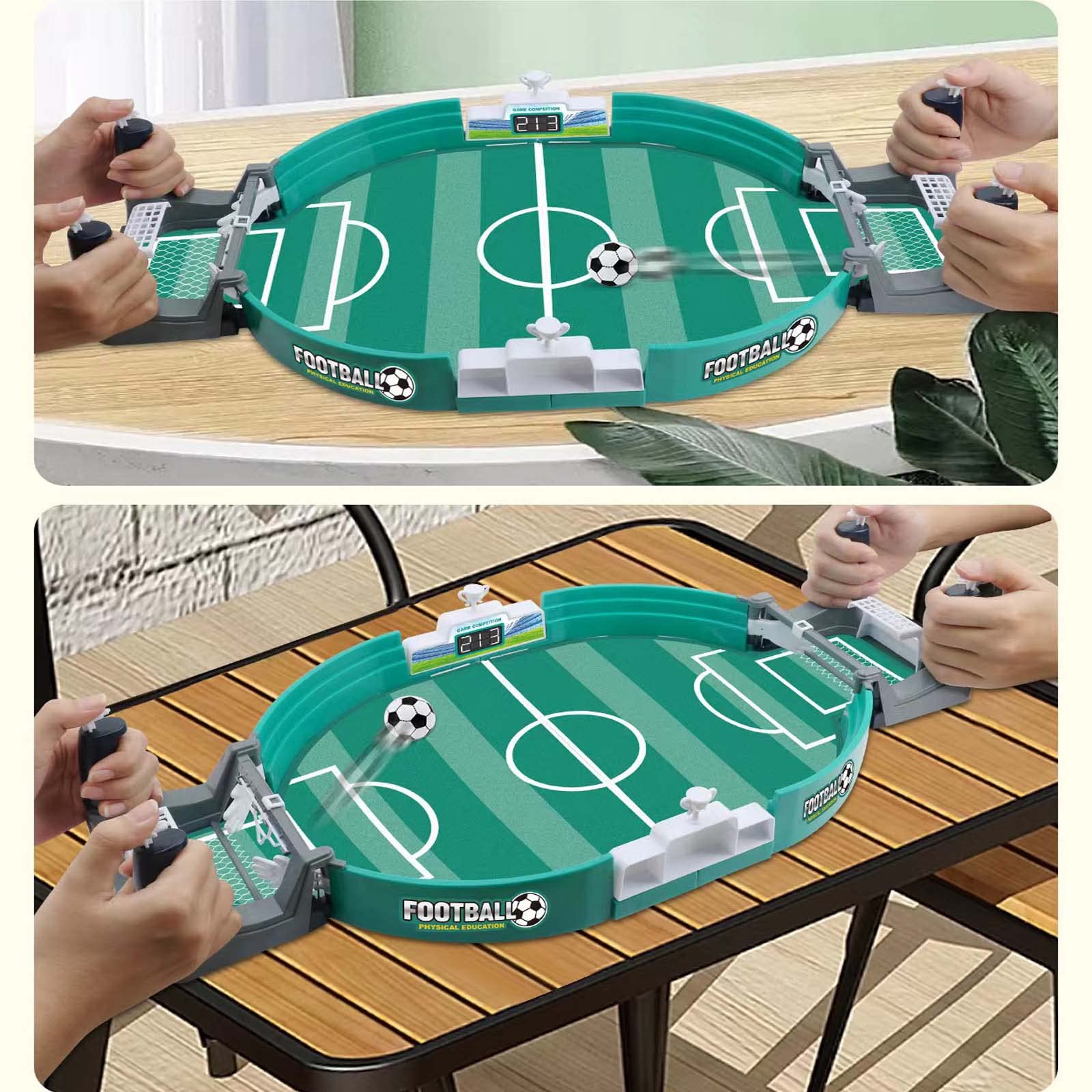 Football Table Interactive Game, Mini Tabletop Football Game Set For Kids, Hand-Eye Coordination Parent-Child Interactive Family Sports Board Game AliFinds