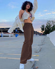 Foreign Trade New Street Trend Women's Wear Ripped Texture Jeans Wide-Leg Pants Women AliFinds