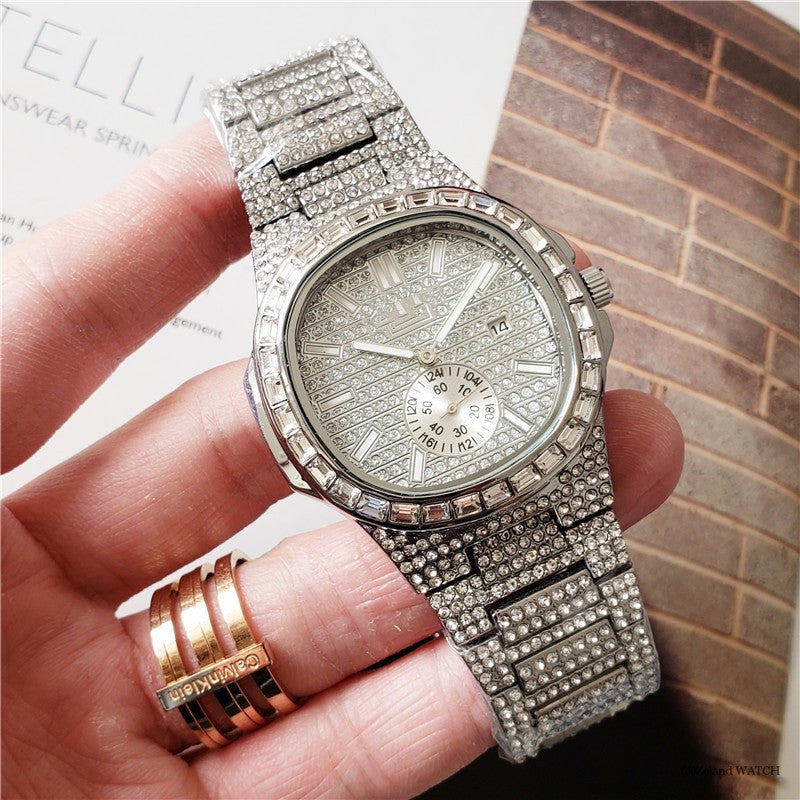 Full diamond watch AliFinds