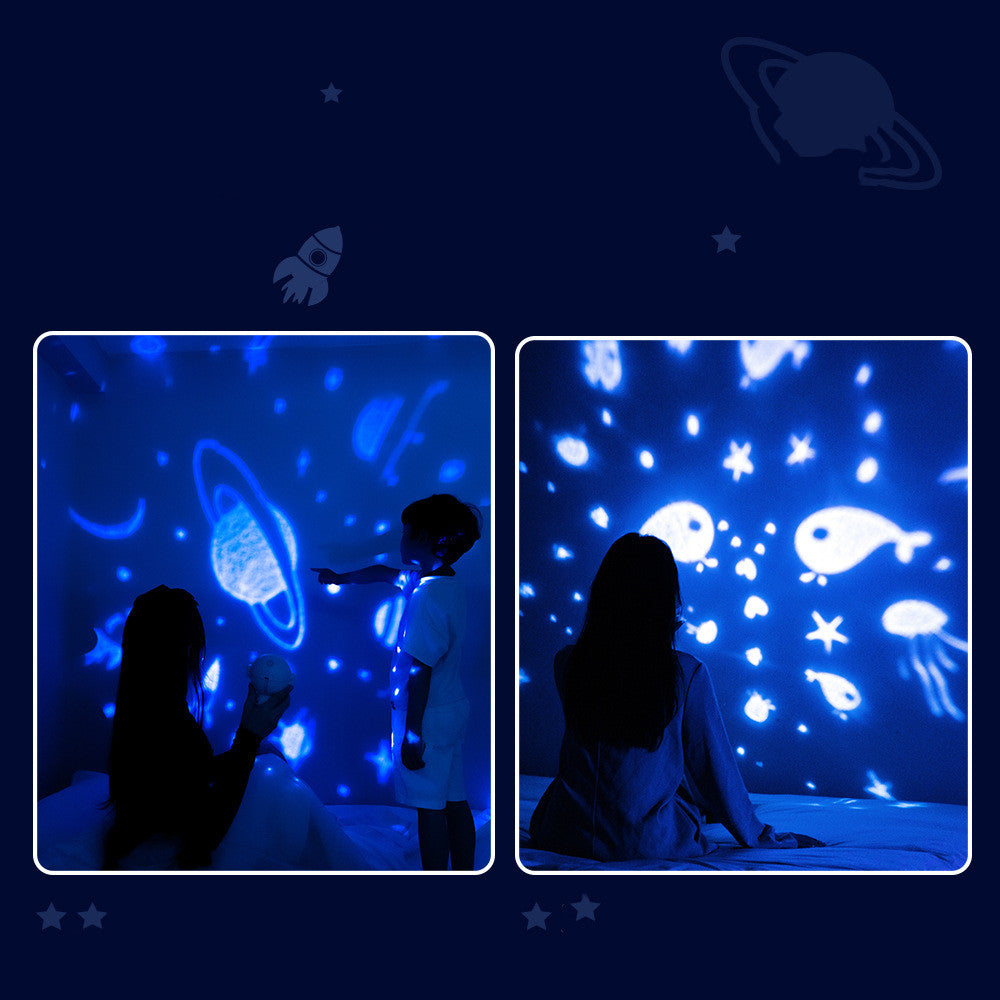 Galaxy Star Projector Starry Sky Night Light Astronaut Lamp Room Decr Gift Child Kids Baby Christmas Spaceman Projection AliFinds